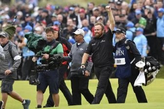 WATCH: Irish fans treated Shane Lowry like royalty on final hole of The Open Championship