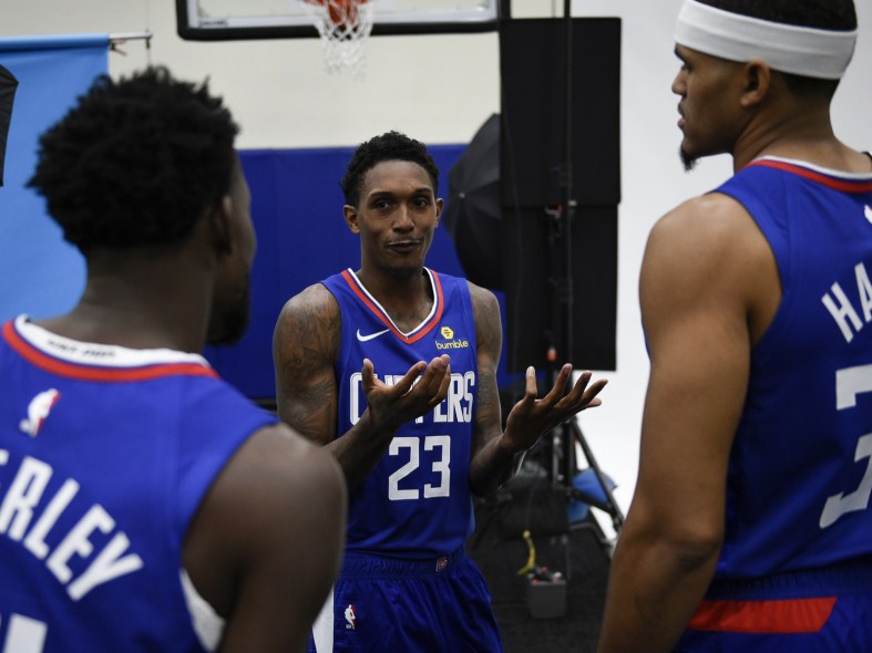Clippers star Lou Williams during training camp