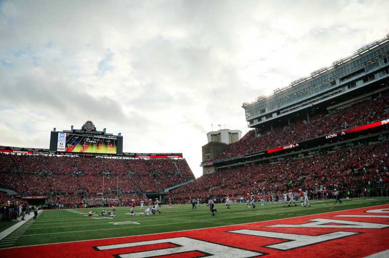 The Horseshoe during Ohio State and Michigan college football game