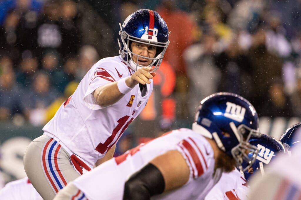 New York Giants quarterback Eli Manning was one of the NFL's top Iron Men