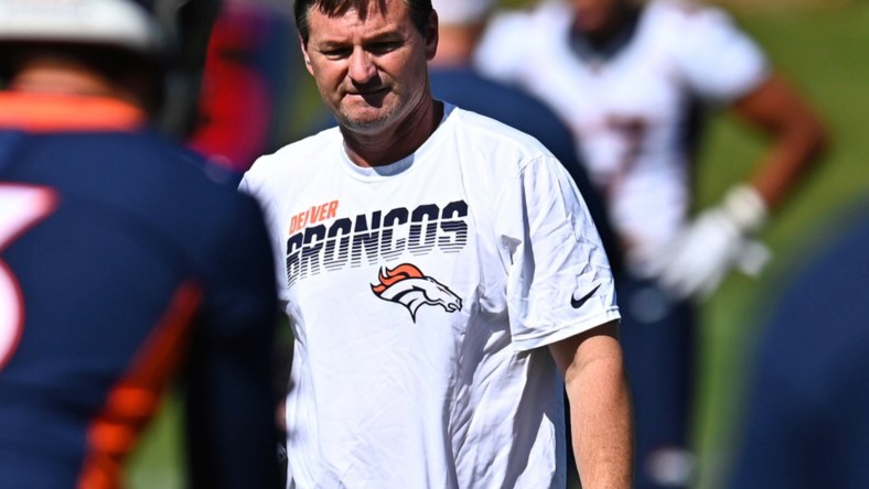 Broncos fire offensive coordinator Rich Scangarello