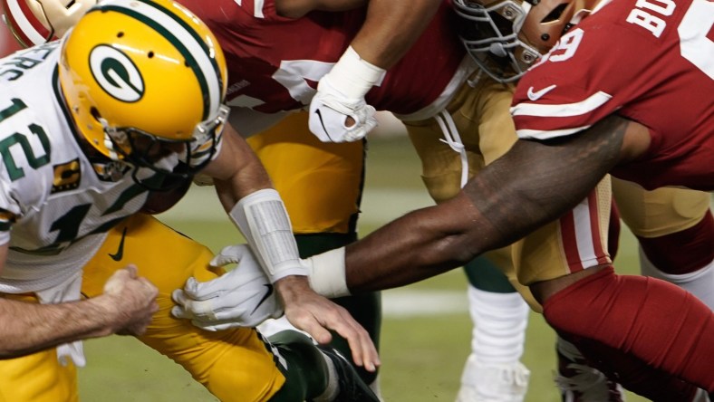 Aaron Rodgers 49ers NFC Championship Game