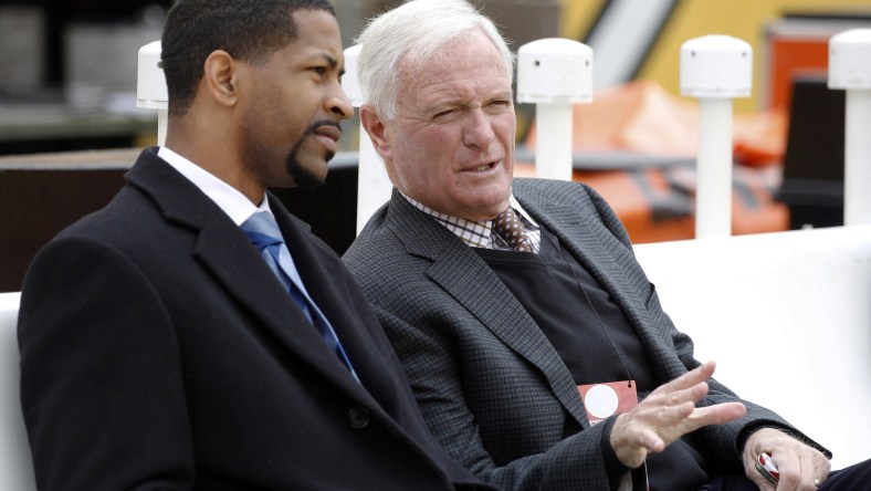 Browns owner Jimmy Haslam during NFL game against the Steelers