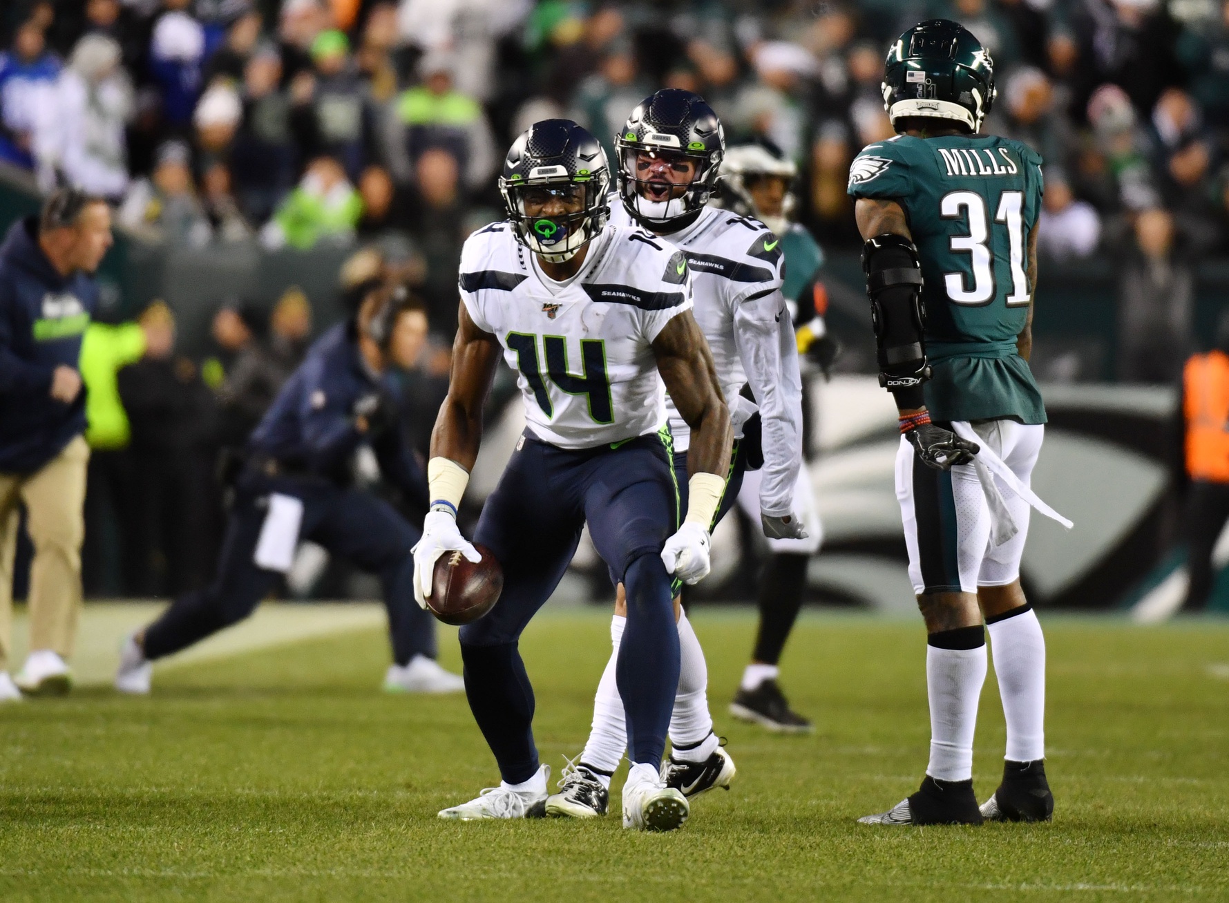 WATCH: Seahawks rookie D.K. Metcalf roasts Eagles with 53-yard touchdown thanks to ...