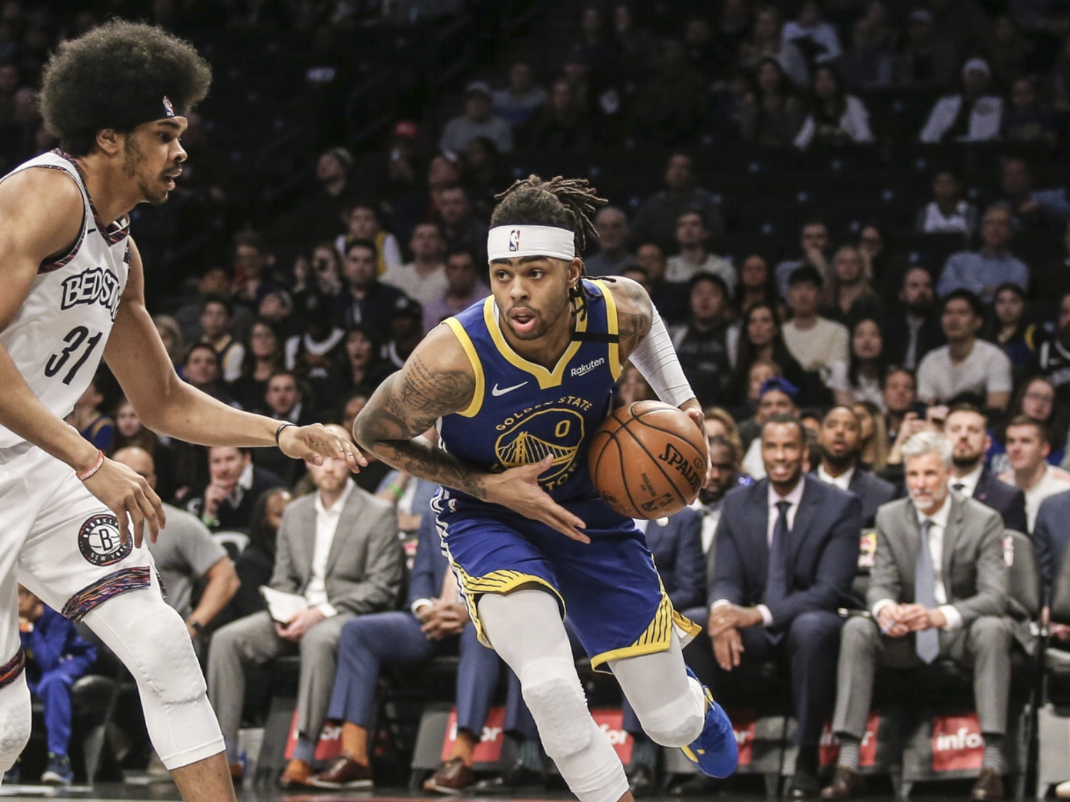 NBA world blasts Warriors for D’Angelo Russell trade1537 x 1152