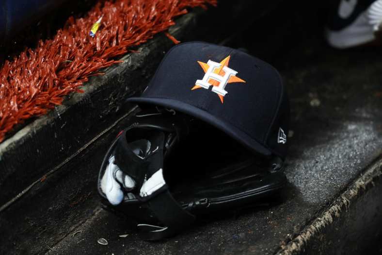 Astros had during spring training game against the Rays