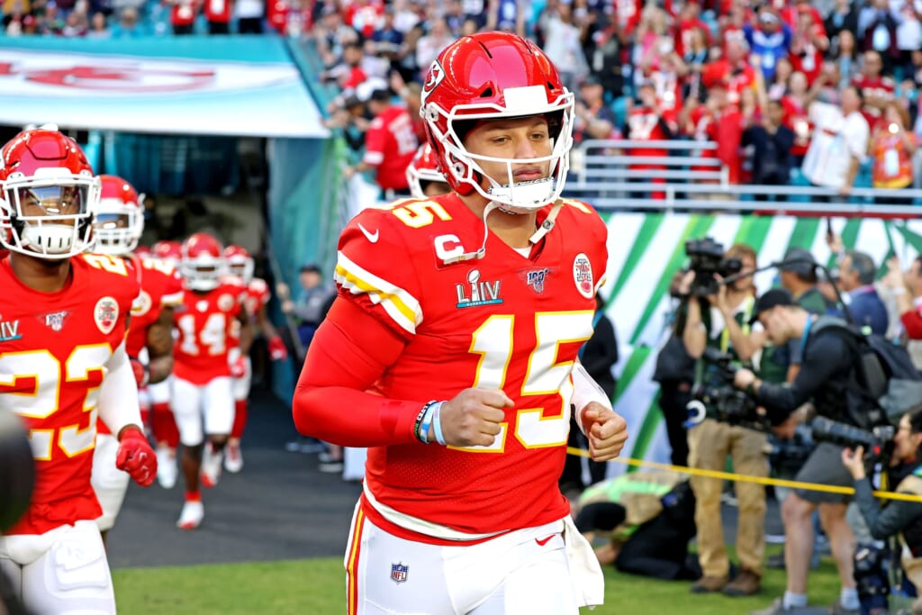 WATCH: Patrick Mahomes fires up team with epic pregame speech before ...