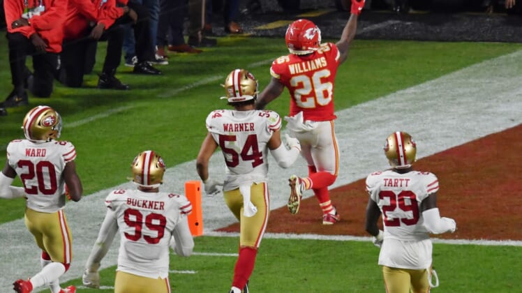 Chiefs' Damien Williams scores TD against 49ers in Super Bowl