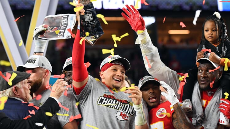 WATCH: Patrick Mahomes at Disney World after Super Bowl win