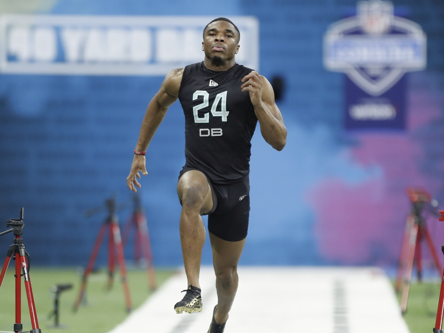 WATCH: Top prospect Jeff Okudah injures neck at NFL Scouting Combine