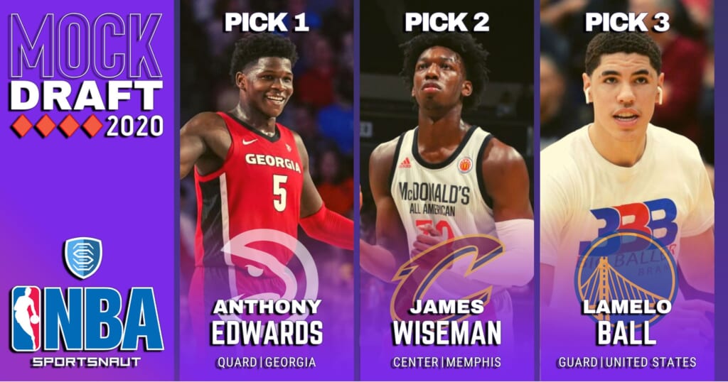 2020 NBA Mock Draft 2.0 - Atlanta wins the lottery