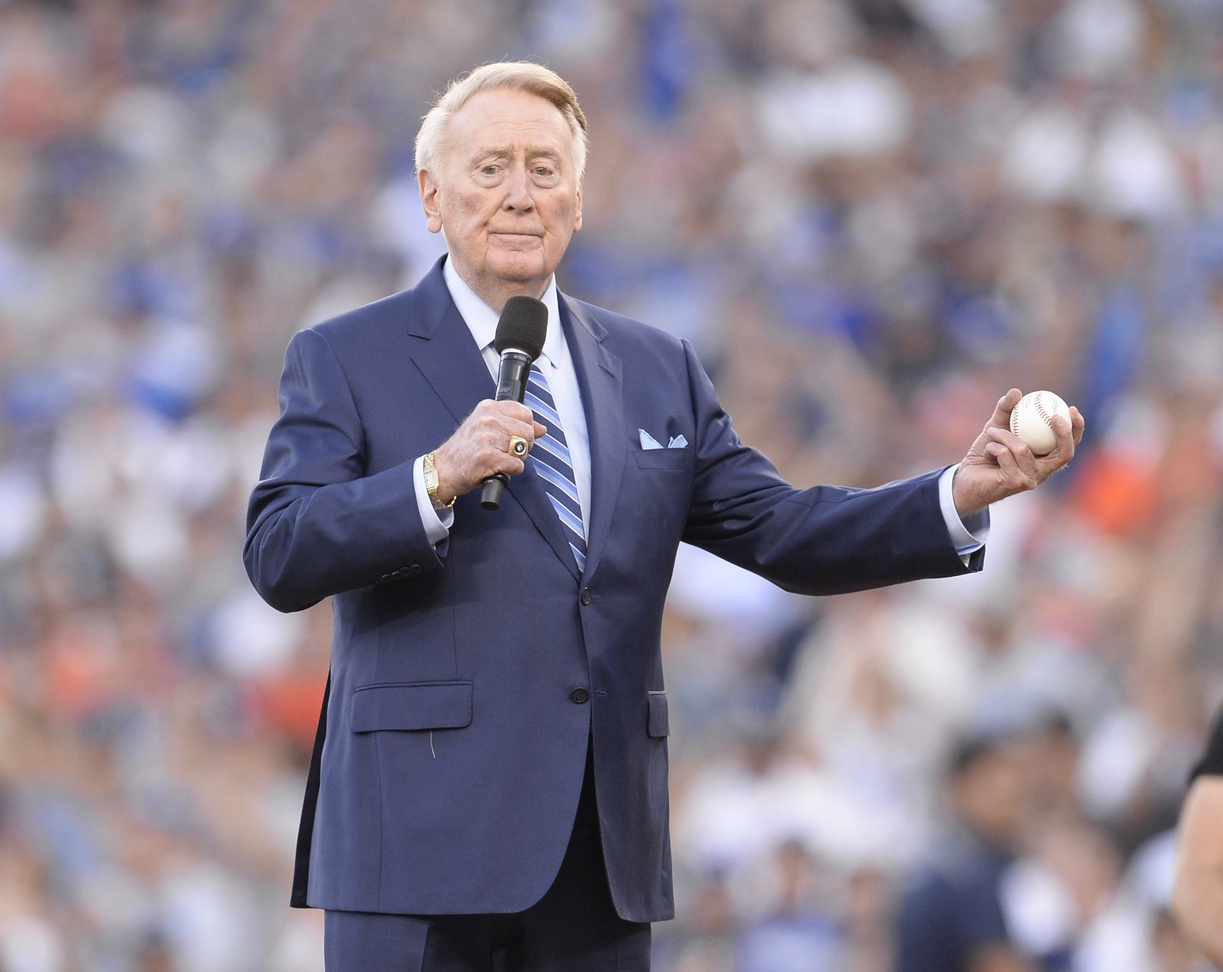 WATCH: Vin Scully offers words of encouragement during ...