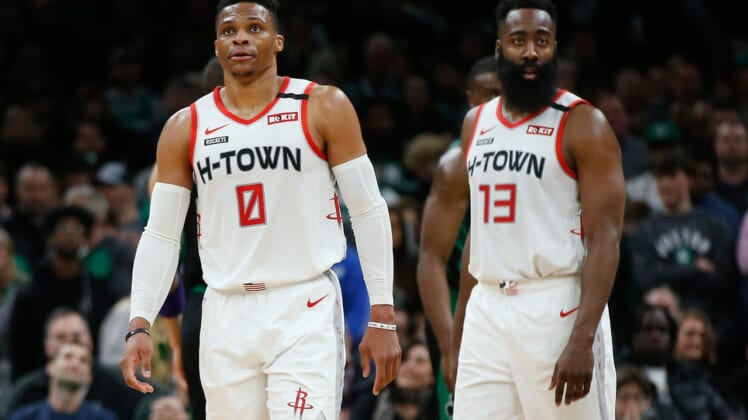 NBA trades: James Harden and Russell Westbrook could be moved.