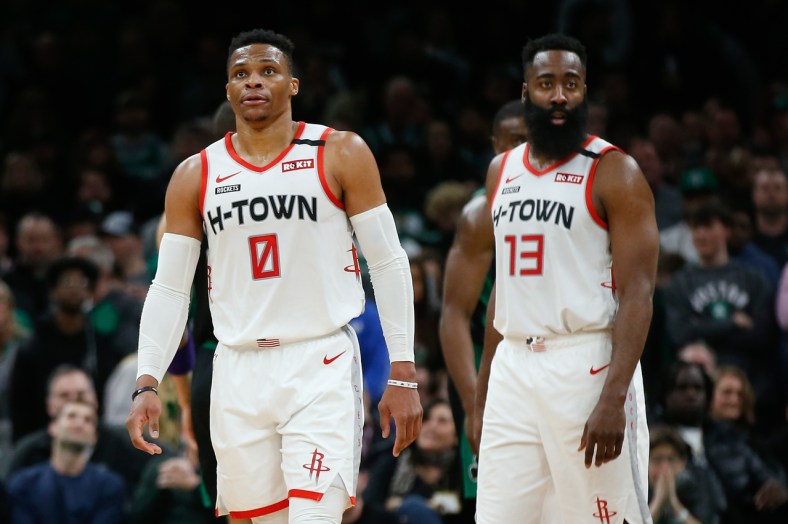 NBA trades: James Harden and Russell Westbrook could be moved.
