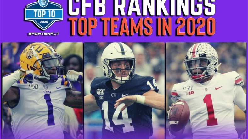 best college football teams of 2020