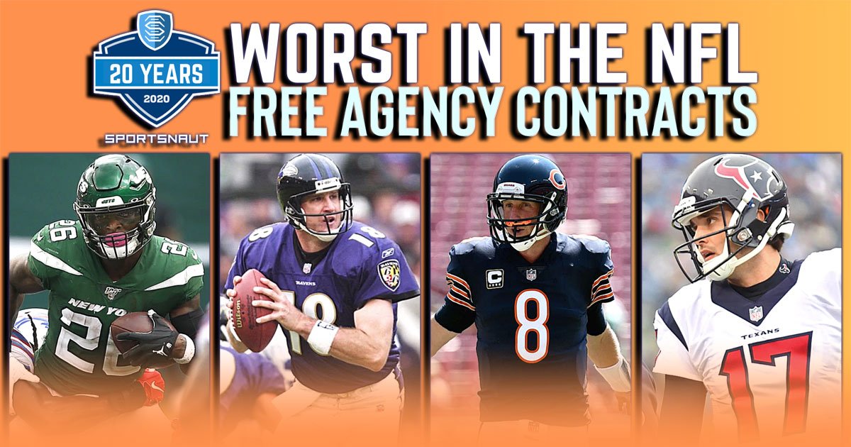 The richest contract from each year of NFL free agency