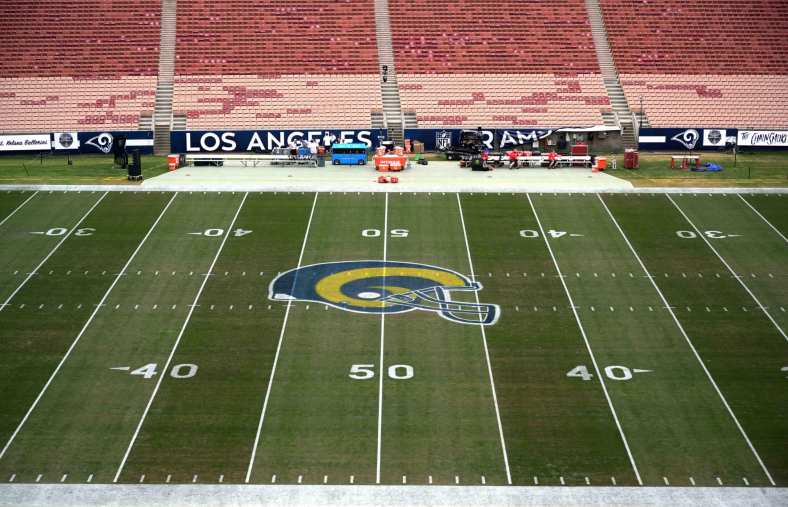 SoFi Stadium, Los Angeles Rams and Los Angeles Chargers.