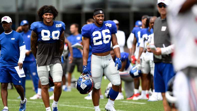 Saquon Barkley New York Giants training camp