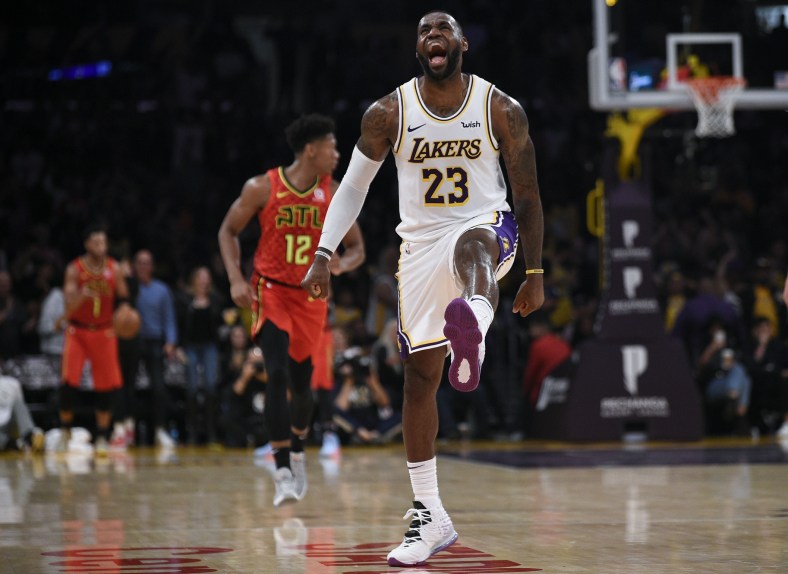 Los Angeles Lakers forward LeBron James