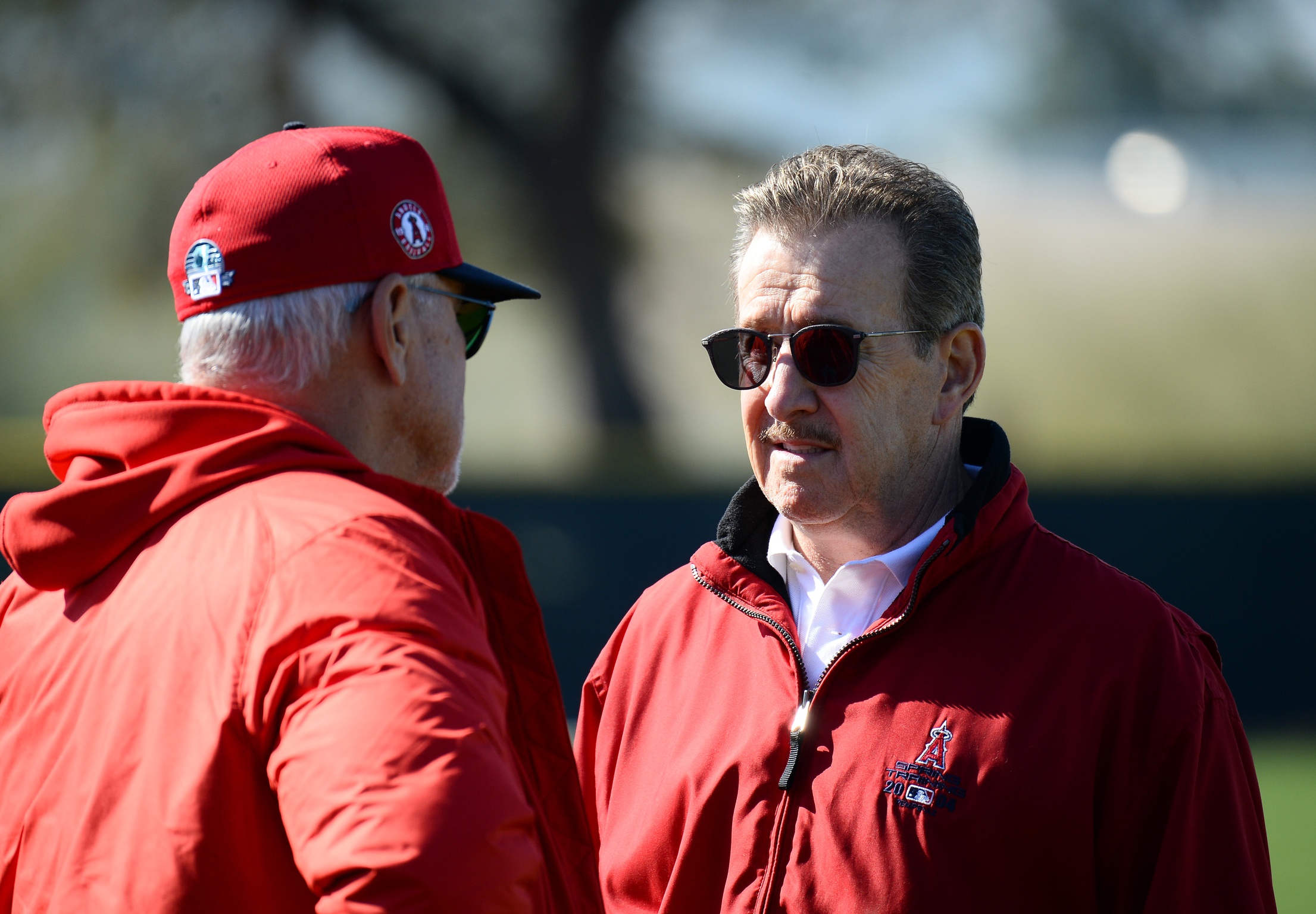 Los Angeles Angels owner Arte Moreno during spring training in Arizona.