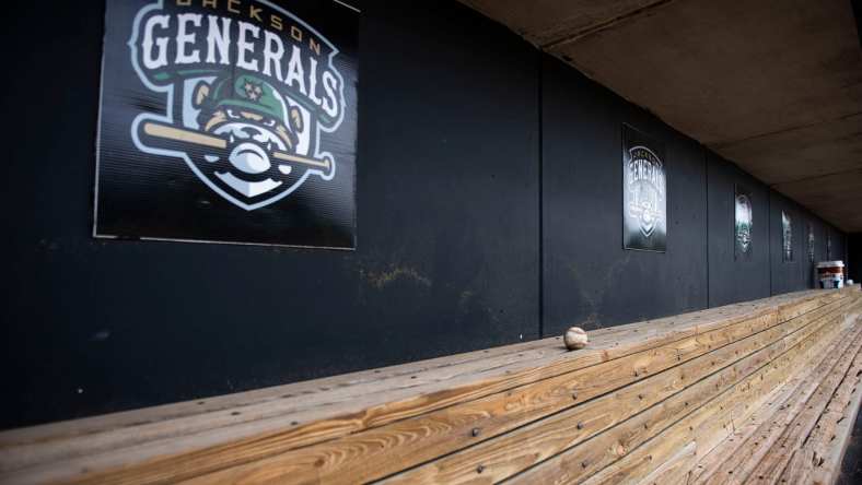 Jackson Generals dugout