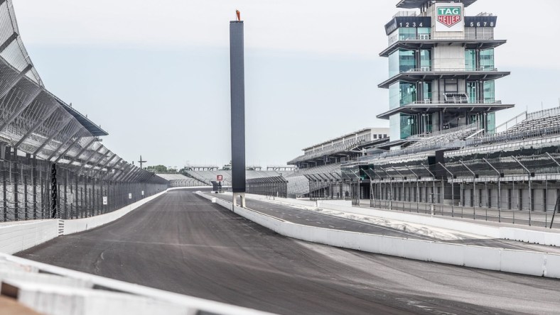 Turn one at Indianapolis Motor Speedway