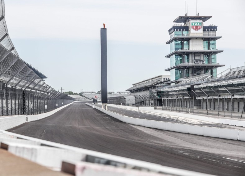 Turn one at Indianapolis Motor Speedway
