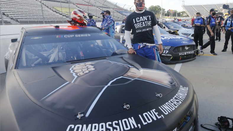 NASCAR driver Bubba Wallace