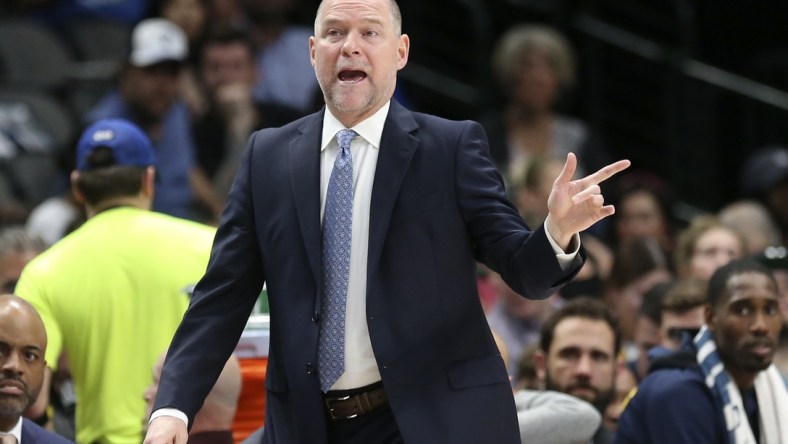 Denver Nuggets coach Michael Malone,