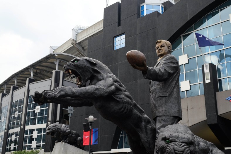 Carolina Panthers Jerry Richardson statue