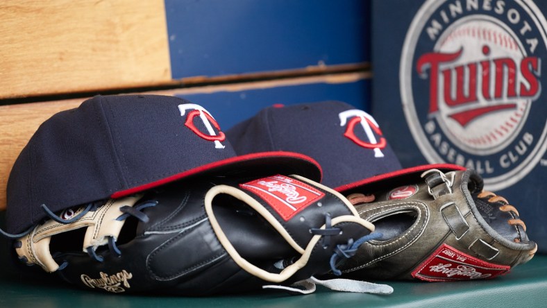 Minnesota Twins caps and logo