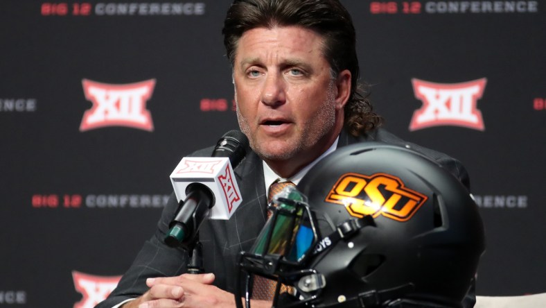 Oklahoma State football coach Mike Gundy