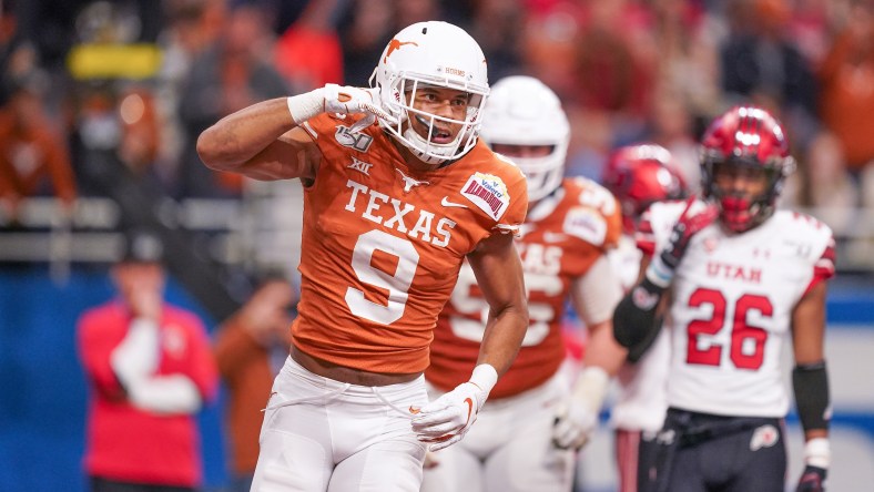 Texas WR Collin Johnson in game vs Utah