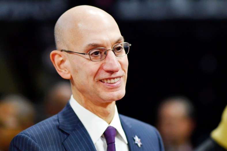NBA Commissioner Adam Silver during the NBA All-Star Game