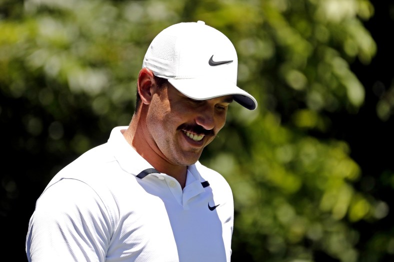 Brooks Koepka dropped an F-bomb on live television