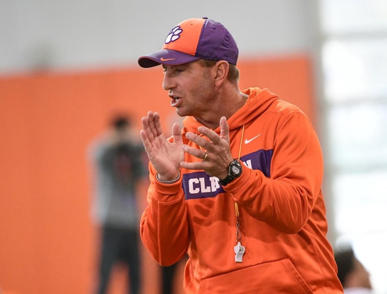 Clemson coach Dabo Swinney talks support for NIL, College Football Playoff expansion