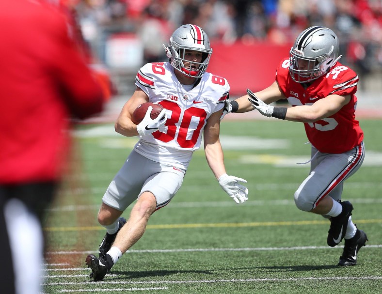 Ohio State Buckeyes receiver C.J. Saunders was arrested