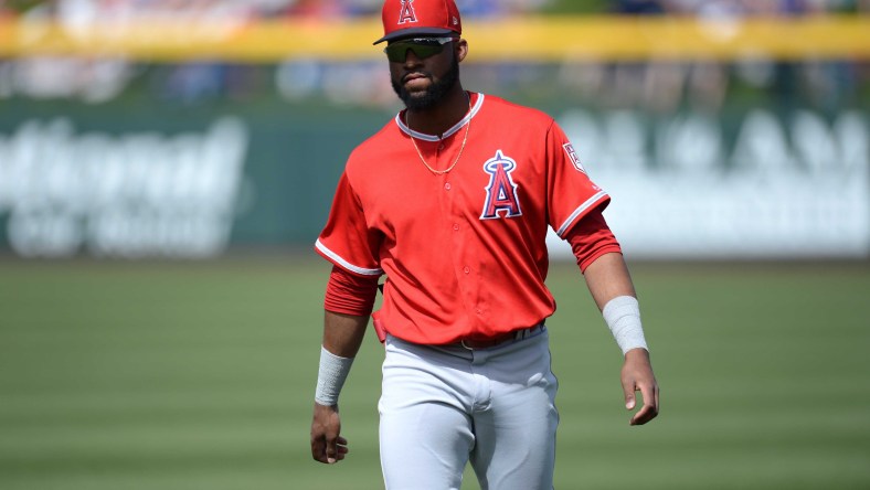 Los Angeles Angels outfielder Jo Adell