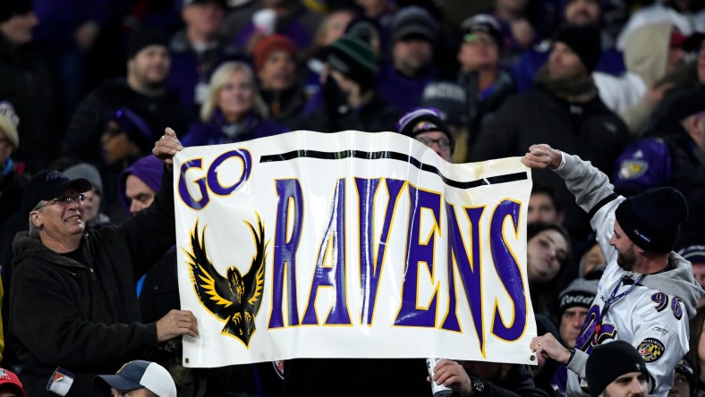 Baltimore Ravens fans at M&T Bank Stadium