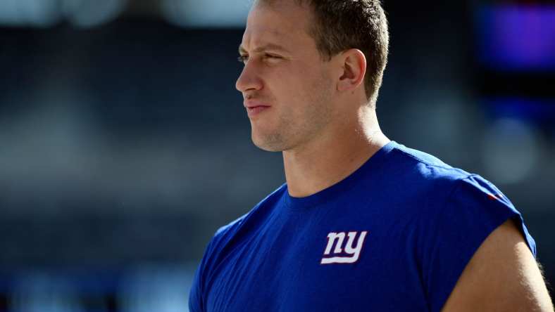 New York Giants offensive tackle Nate Solder