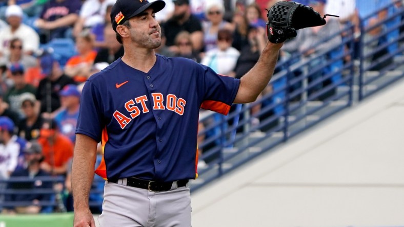 Houston Astros pitcher Justin Verlander during 2020 season