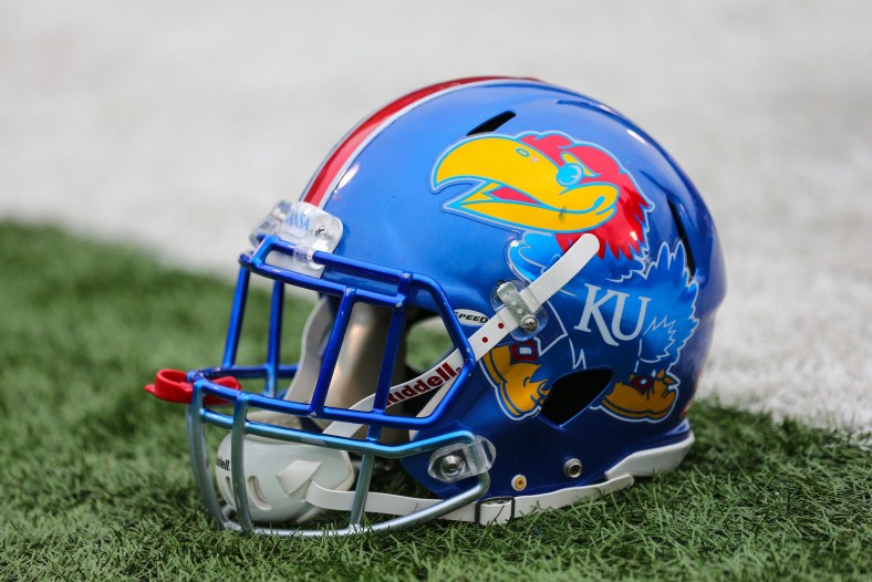 Kansas Jayhawks football helmet