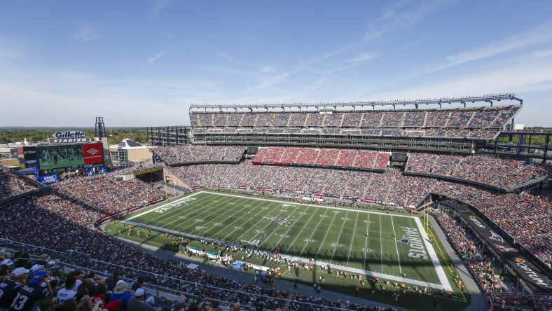 GIllette Stadium during New England Patriots game