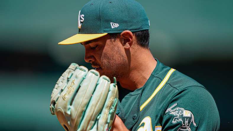 Oakland Athletics pitcher Sean Manaea