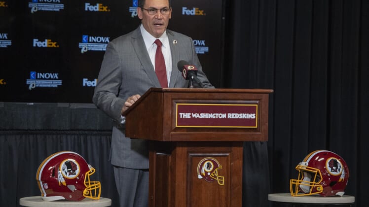 Washington head coach Ron Rivera during intro press conference