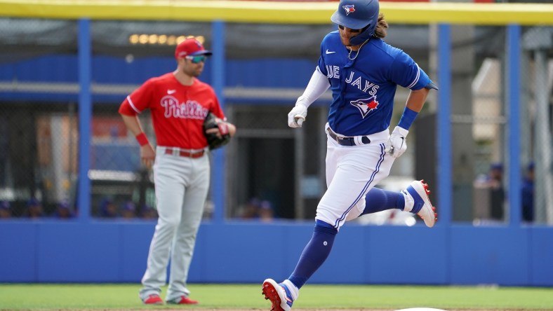 Toronto Blue Jays shortstop Bo Bichette during game against Philadelphia Phillies