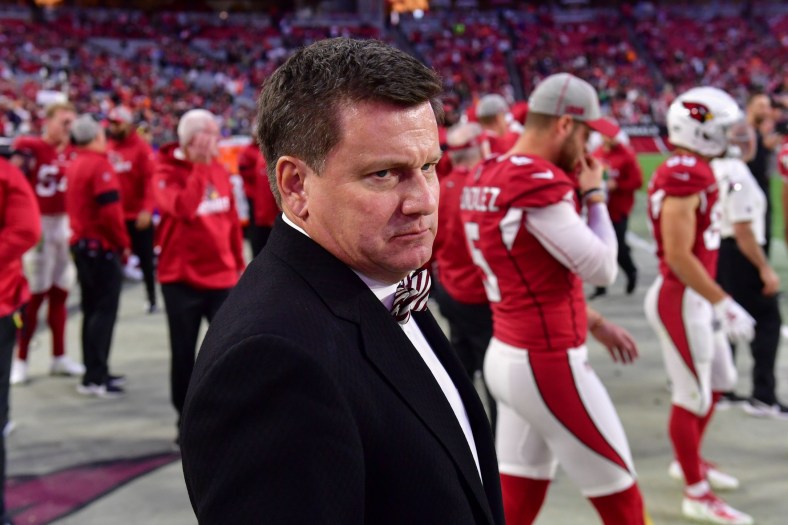 Cardinals owner Michael Bidwill during game against the Browns