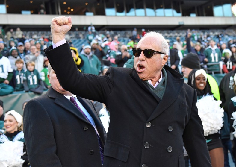 Eagles owner Jeffrey Lurie during game against the Cowboys