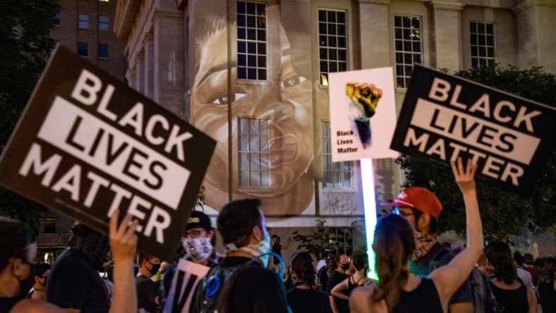 Breonna Taylor Black Lives Matter protest in Louisville.