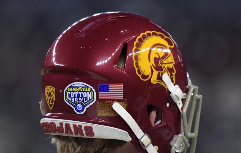 USC Trojans football helmet